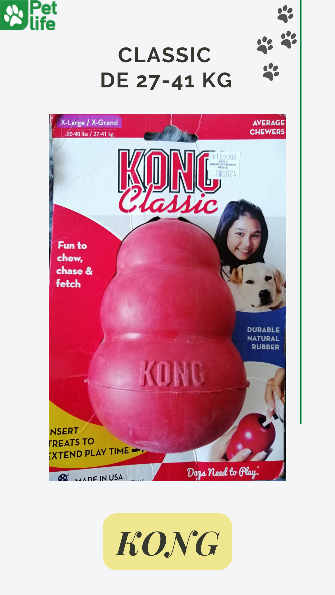 Juguete Kong Classic