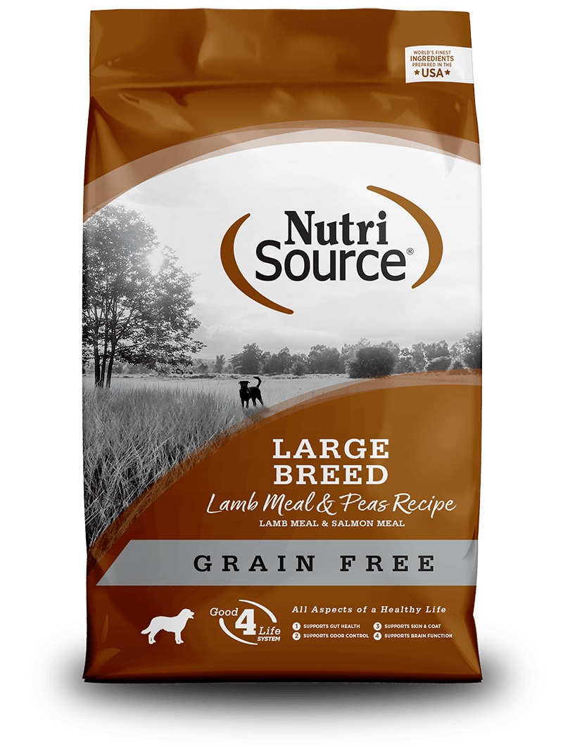 Nutri Source Libre de granos Razas Grandes (Cordero) 30 lb